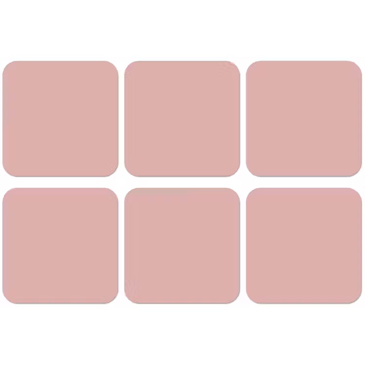 Soft - Blush - Roze onderzetter kurk middel 366 -zkaufland3dotto