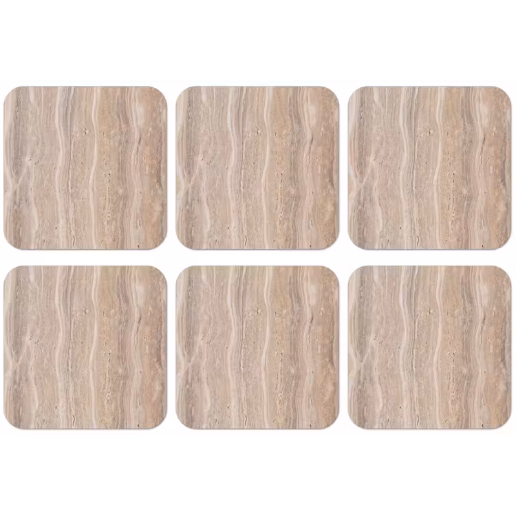 Steen - Patroon - Textuur - Natuurlijk - Beige onderzetter kurk middel -zkaufland3dotto