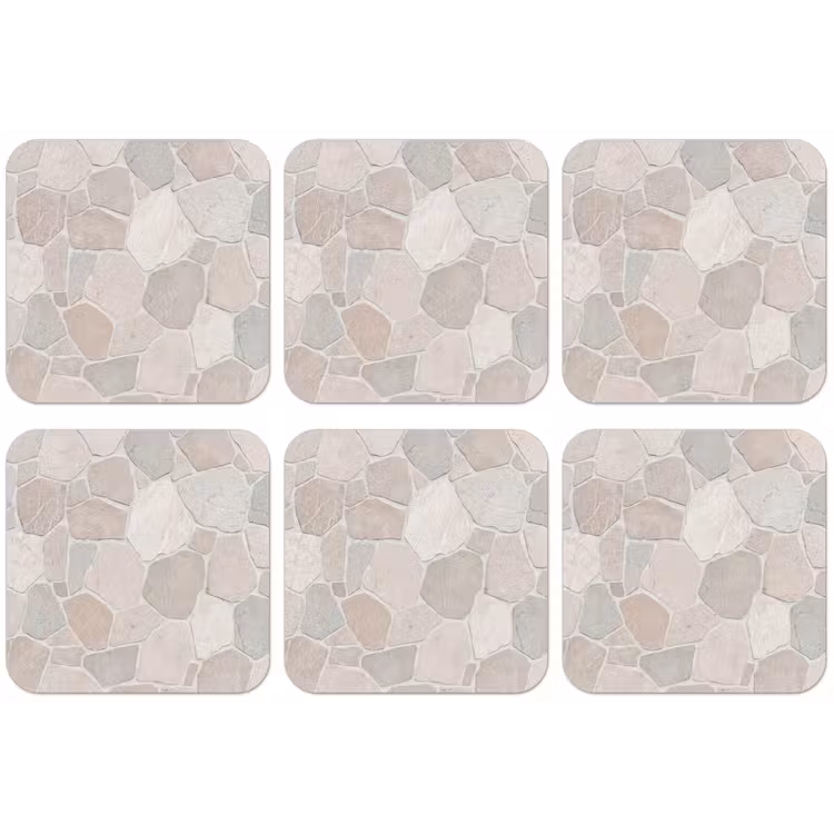 Steen - Patroon - Textuur - Beige onderzetter kurk middel -zkaufland3dotto