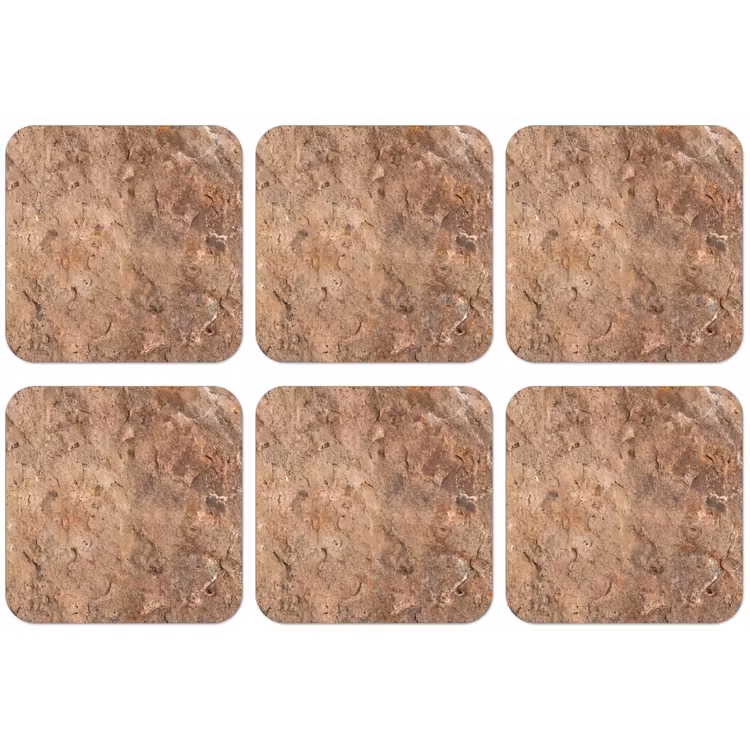 Steen - Natuur - Textuur - Abstract - Bruin onderzetter kurk middel -zkaufland3dotto