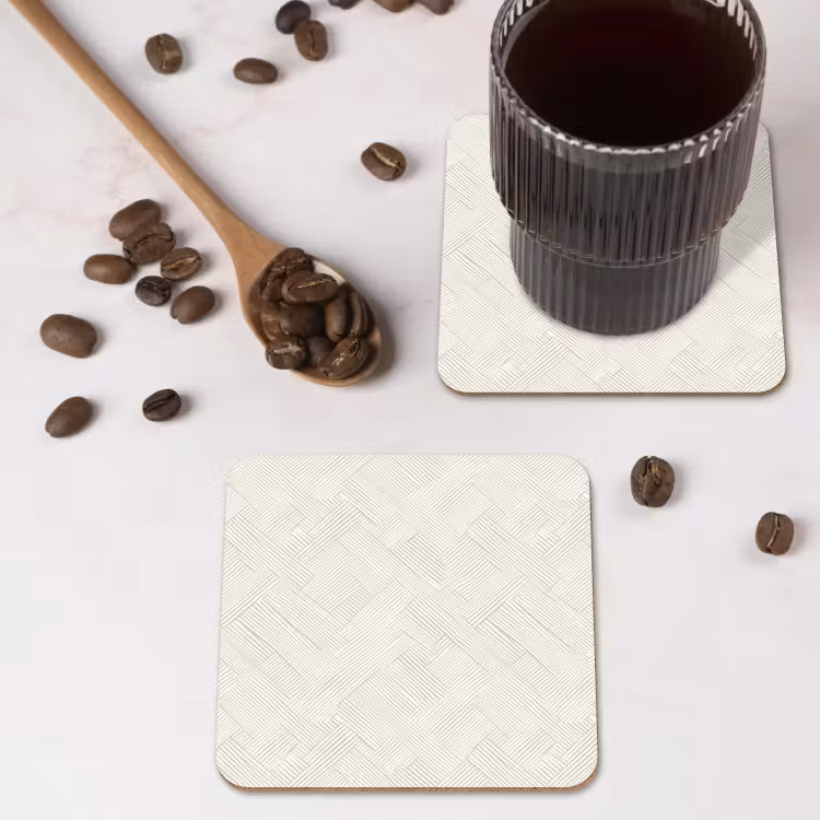 Textuur - Abstract - Beige onderzetter kurk middel 366 -sfeer2