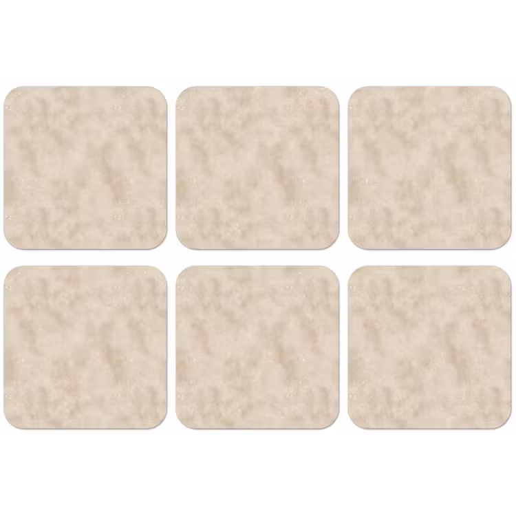 Structuur - Spikkels - Beige onderzetter kurk middel 366 -zkaufland3dotto