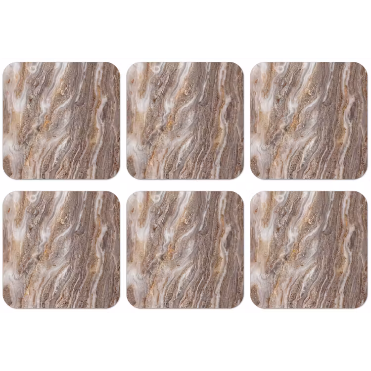 Textuur - Steen - Abstract - Beige onderzetter kurk middel -zkaufland3dotto