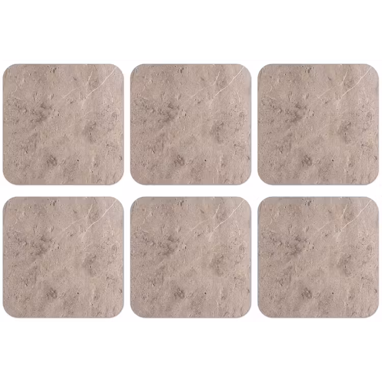 Textuur - Steen - Patroon - Rustiek - Beige onderzetter kurk middel -zkaufland3dotto