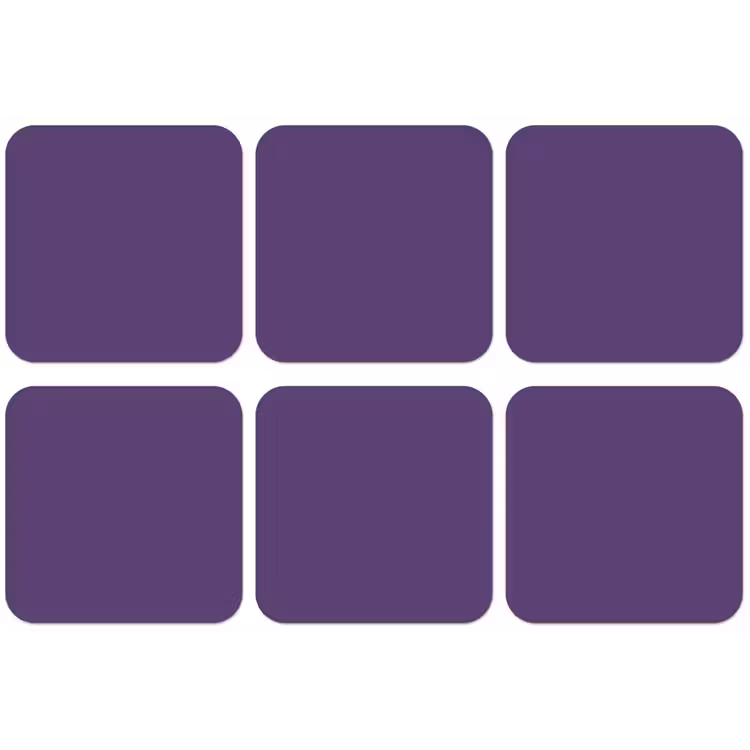 Deep - Plum - Paars onderzetter kurk middel 366 -zkaufland3dotto