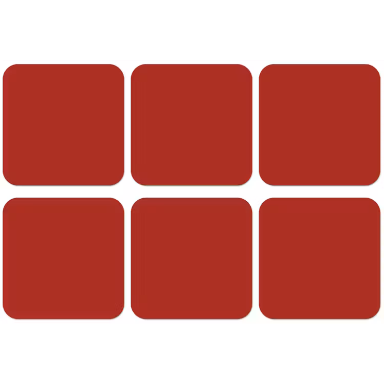Deep - Crimson - Rood onderzetter kurk middel 366 -zkaufland3dotto