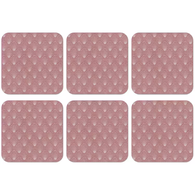 Trendy - Patroon - Roze onderzetter kurk middel 366 -zkaufland3dotto