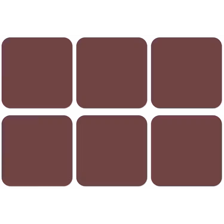 Velvet - Merlot - Rood onderzetter kurk middel 366 -zkaufland3dotto