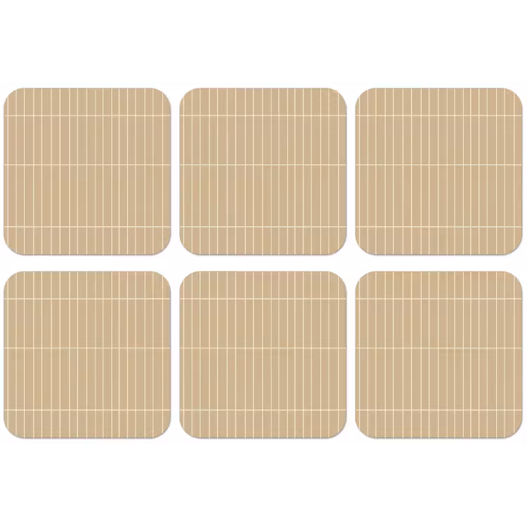 Verticaal - Wandtegel - Zand - Beige onderzetter kurk middel 366 -zkaufland3dotto