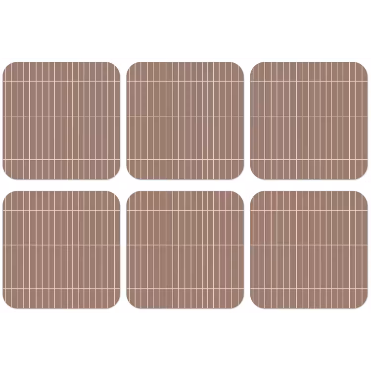 Verticaal - Wandtegel - Terracotta onderzetter kurk middel 366 -zkaufland3dotto