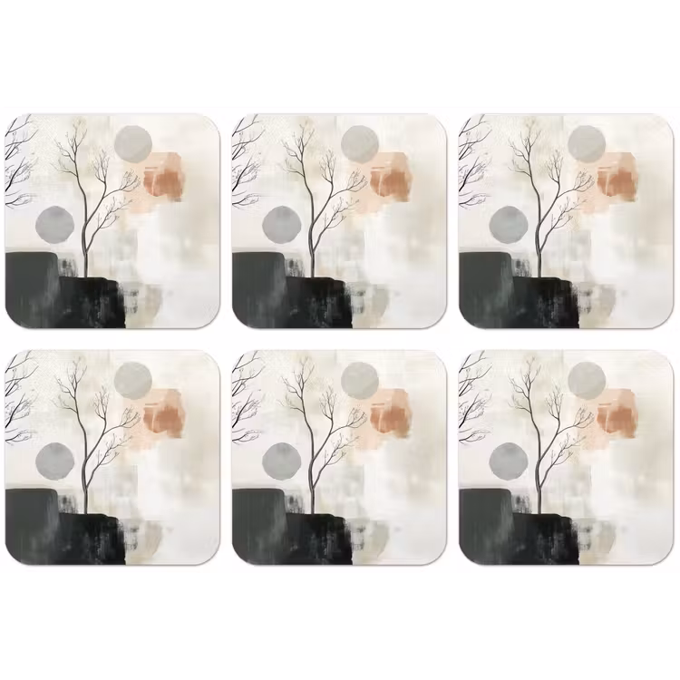 Wabi sabi - Beige - Plant onderzetter kurk middel -zkaufland3dotto