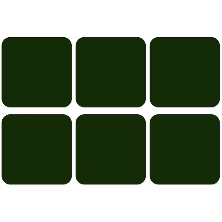 Forest - Green - Groen onderzetter kurk middel 366 -zkaufland3dotto