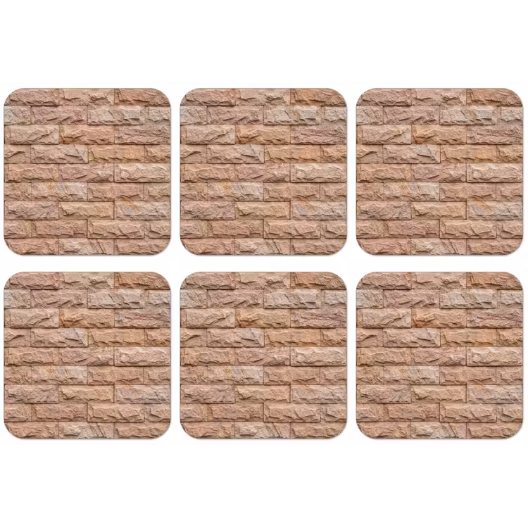 Muur - Steen - Ruw - Textuur - Beige onderzetter kurk middel -zkaufland3dotto