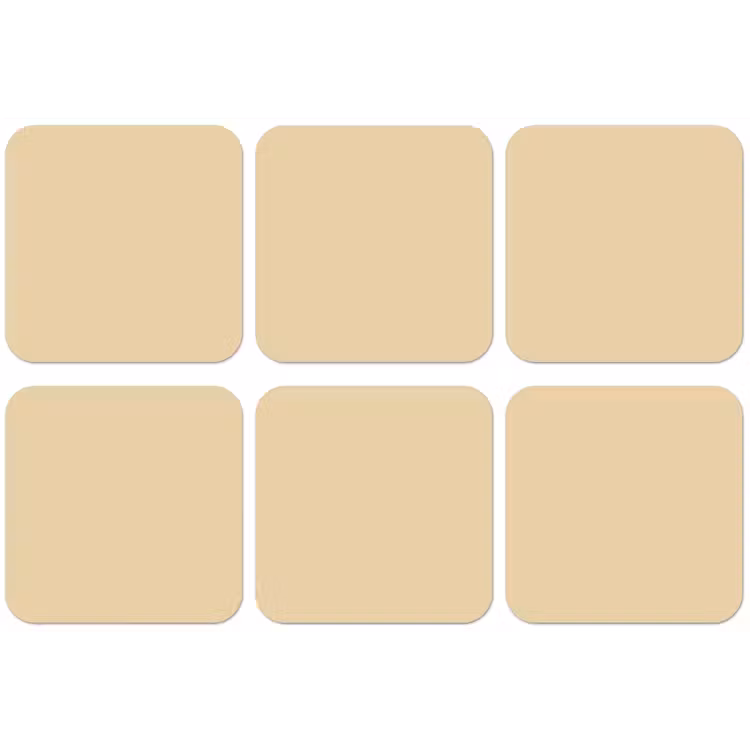Desert - Sand - Nude onderzetter kurk middel 366 -zkaufland3dotto