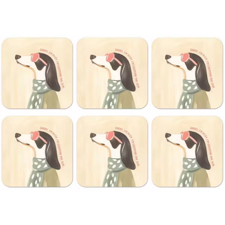 Quote - Hond - Zonnebril onderzetter kurk middel -zkaufland3dotto