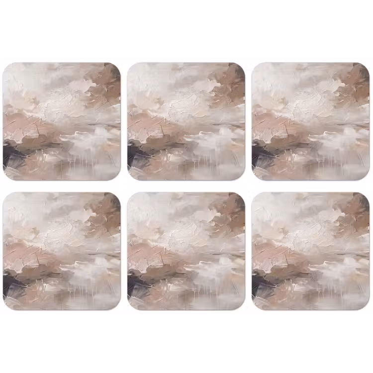 Abstract - Textuur - Kunst - Modern - Beige onderzetter kurk middel -zkaufland3dotto