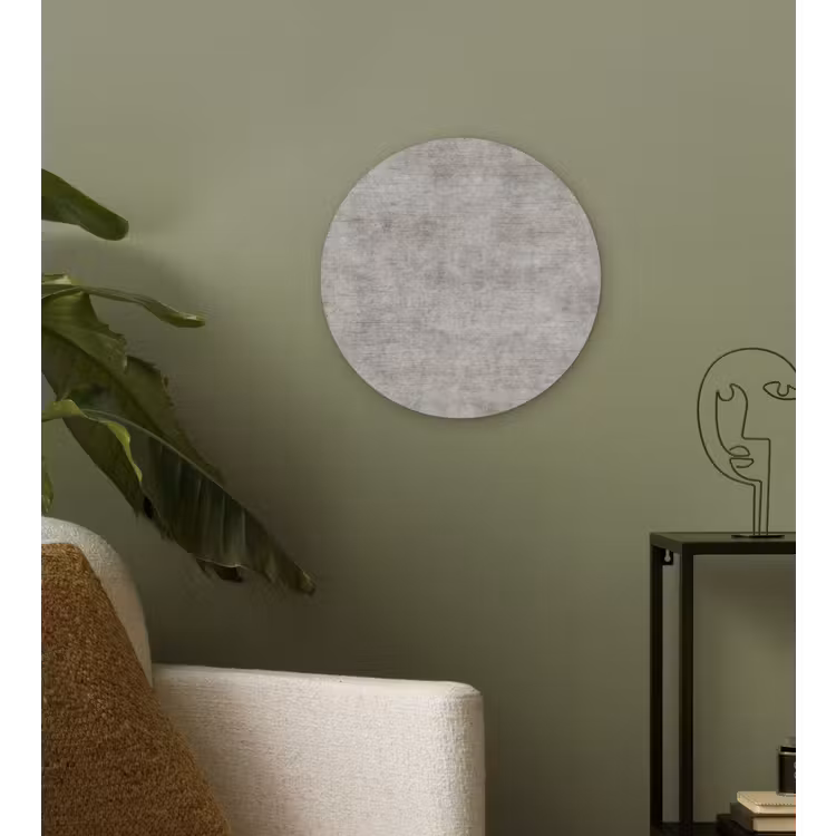 Beton - Oud - Grijs - Patronen Wandcirkel plexiglas klein 852 -sfeer3