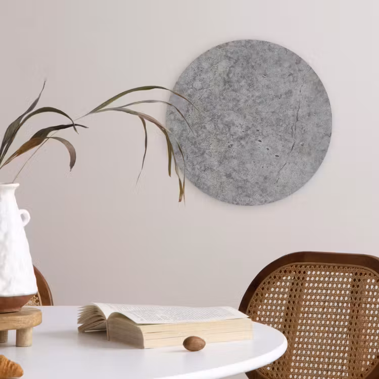 Beton - Antiek - Patronen Wandcirkel plexiglas klein 852 -sfeer4