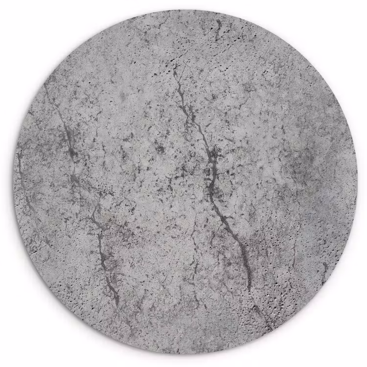 Beton - Muur - Industrieel - Patronen Wandcirkel plexiglas klein 852 -3d