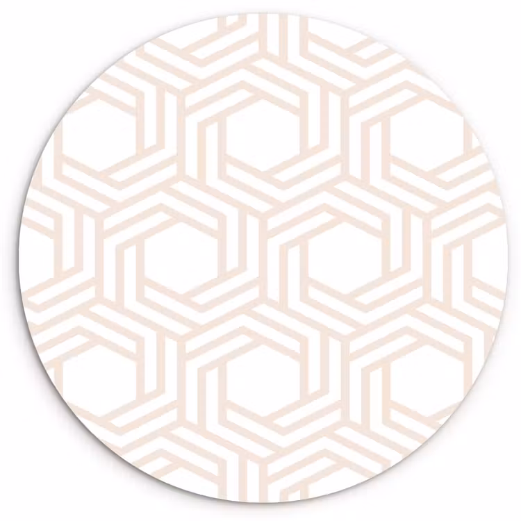 Design - Geometrie - Patroon Wandcirkel plexiglas klein 852 -3d