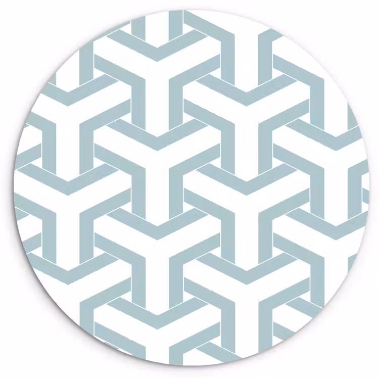 Design - Lijn - Patroon Wandcirkel plexiglas klein 852 -3d