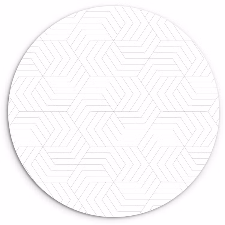 Grafisch - Patroon - Modern Wandcirkel plexiglas klein 852 -3d