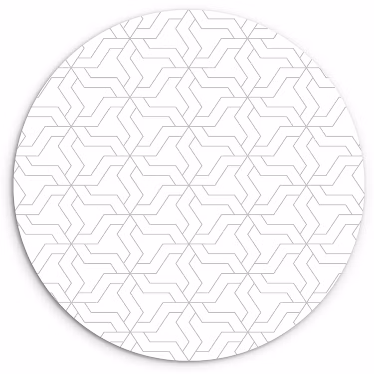 Grafisch - Patroon - Modern Wandcirkel plexiglas klein 852 -3d