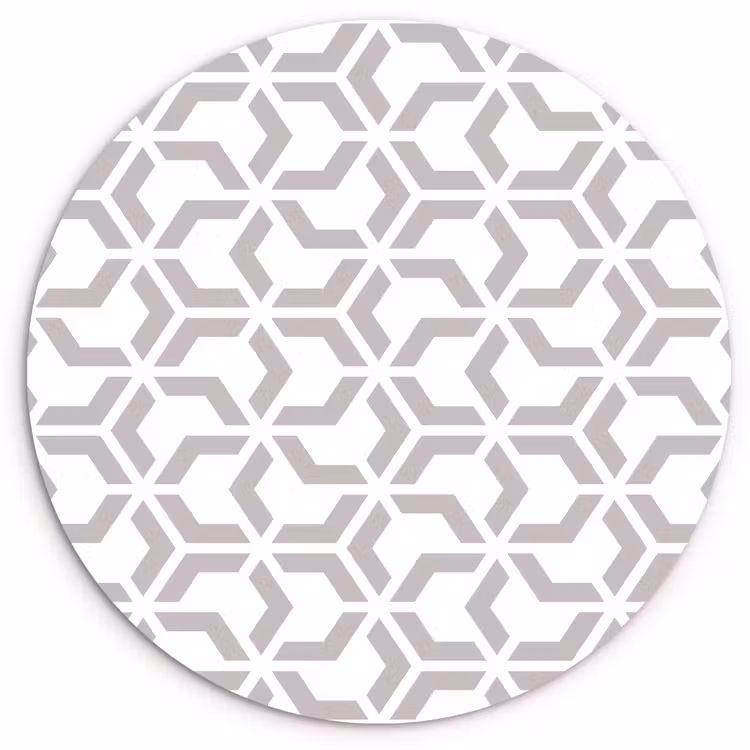 Grafisch - Patroon - Modern Wandcirkel plexiglas klein 852 -3d