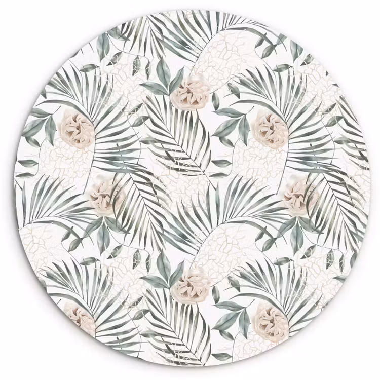 Monstera - Palmblad - Jungle - Tropisch Wandcirkel plexiglas klein -3d