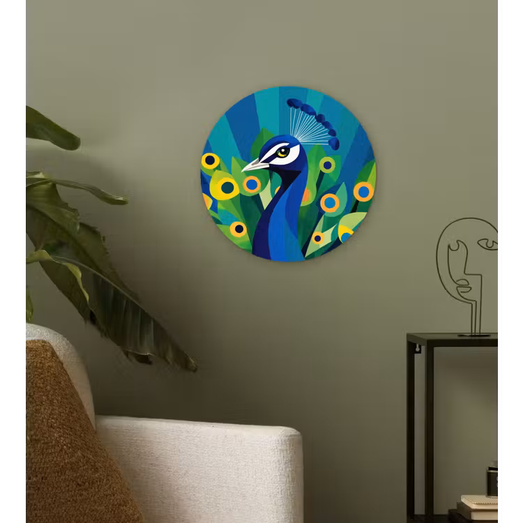 Pauw - Cirkels - Blauw Wandcirkel plexiglas klein -sfeer3