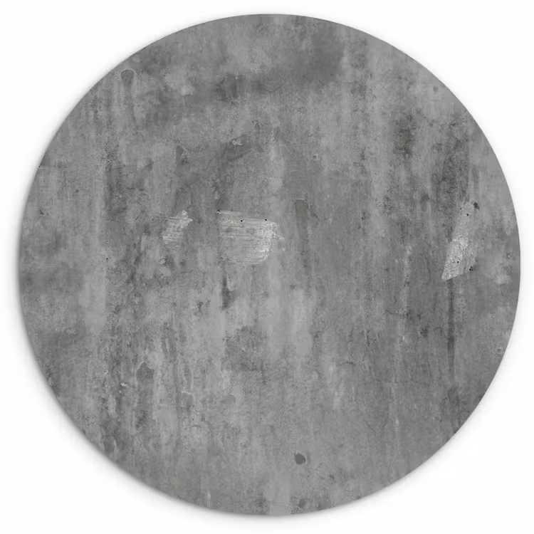 Roest - Beton - Patroon Wandcirkel plexiglas klein 852 -3d