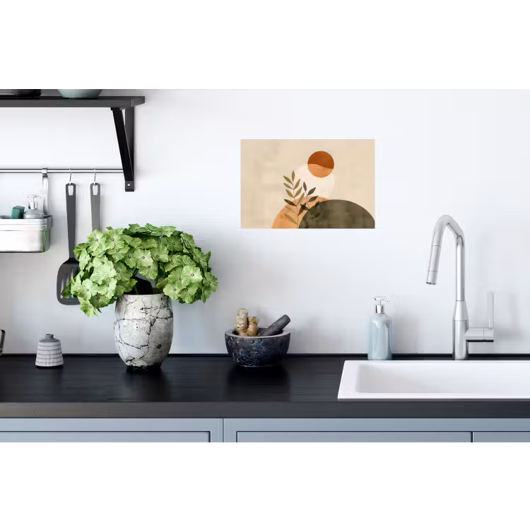 Takken - Vormen - Abstract Muursticker klein -keuken
