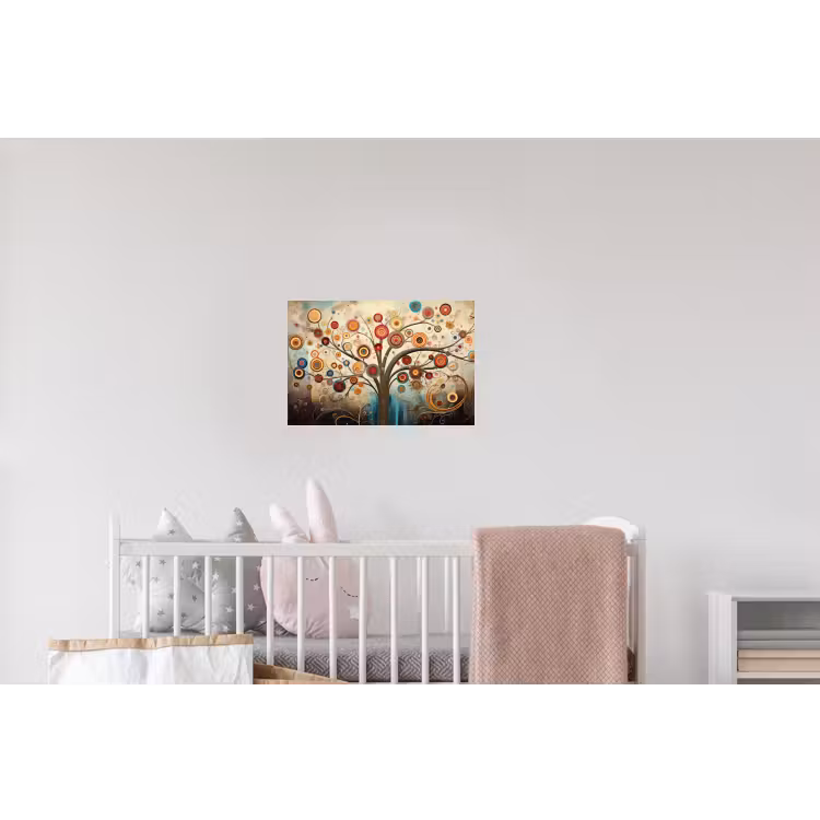 Boom - Tree of life - Kleur Muursticker klein -kinderkamer