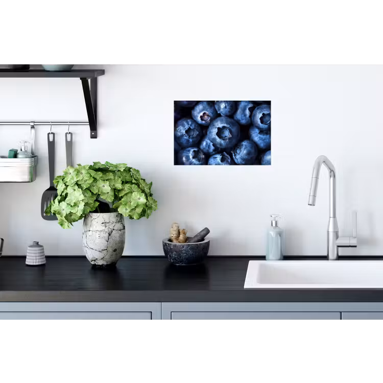 Bessen - Blauw - Fruit Muursticker klein -keuken