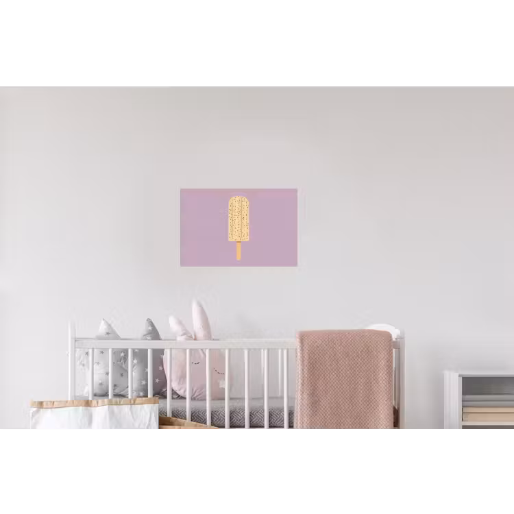 Beige - Ijsje - Spikkels Muursticker klein -kinderkamer