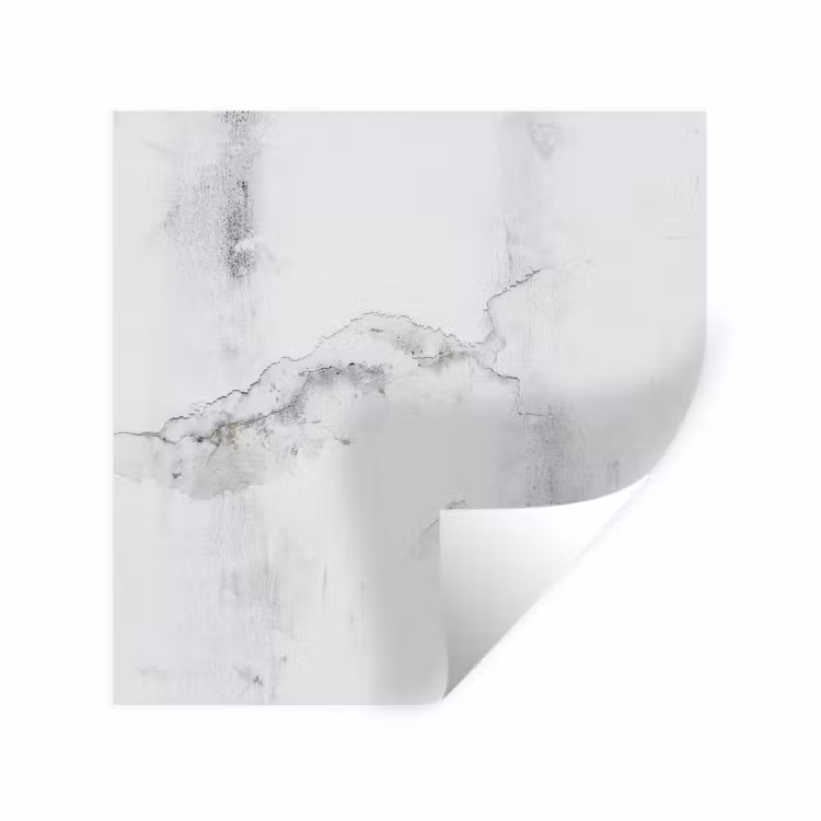 Beton - Grijs - Wit Muursticker klein -3d