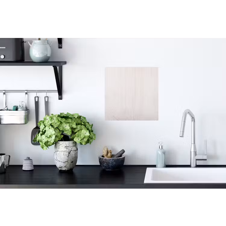 Beton - Muur - Wit Muursticker klein -keuken