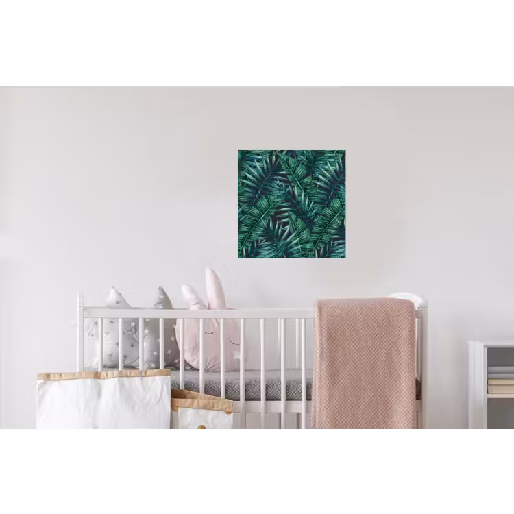 Bladeren - Inductie beschermer - Jungle - Tropical Muursticker klein -kinderkamer