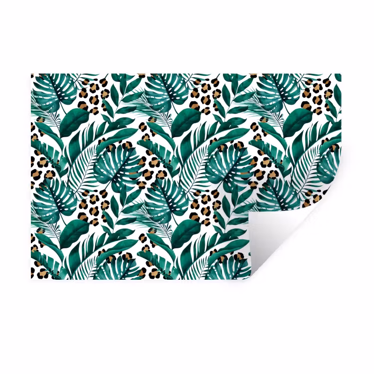 Bladeren - Tropisch - Jungle Muursticker klein -3d