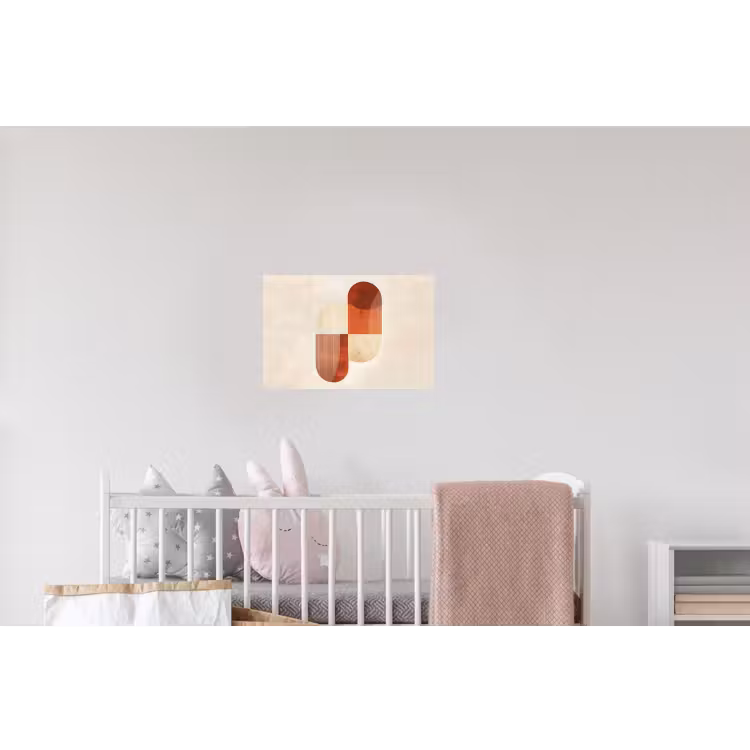 Bogen - Beige - Vormen Muursticker klein -kinderkamer