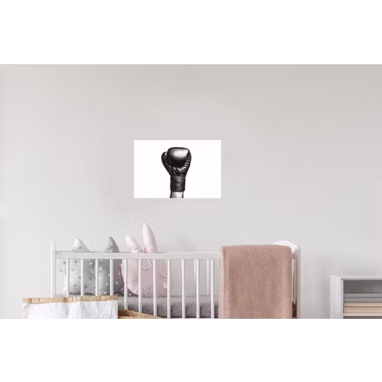 Bokshandschoen - Zwart - Hand Muursticker klein -kinderkamer