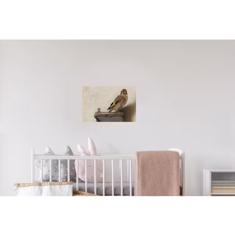 Het puttertje - Carel Fabritius Muursticker klein -kinderkamer
