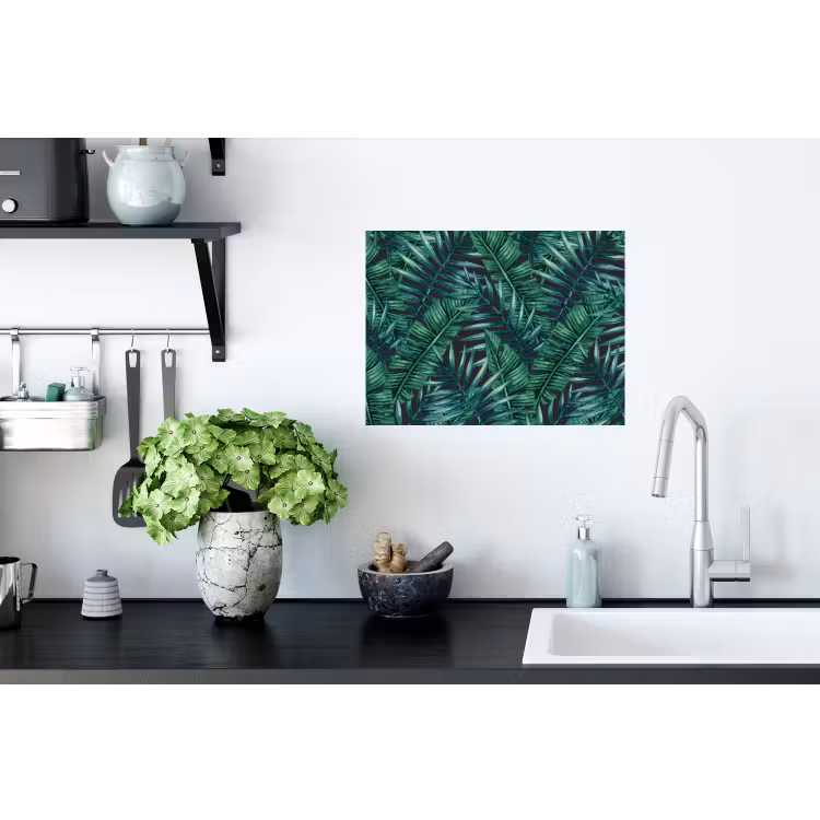 Jungle - Bladeren - Tropical Muursticker klein -keuken