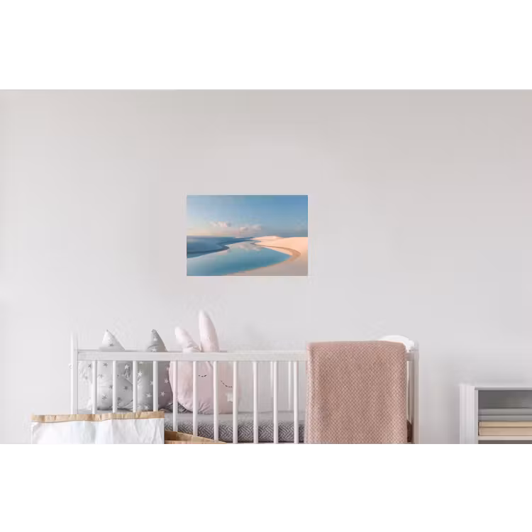 Duinen - Waterplas - Oneindige rust Muursticker klein -kinderkamer