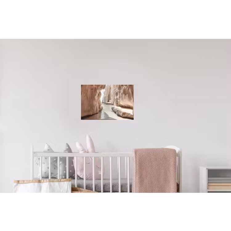 Rotsen - Zee - Zand - Kloof Muursticker klein -kinderkamer