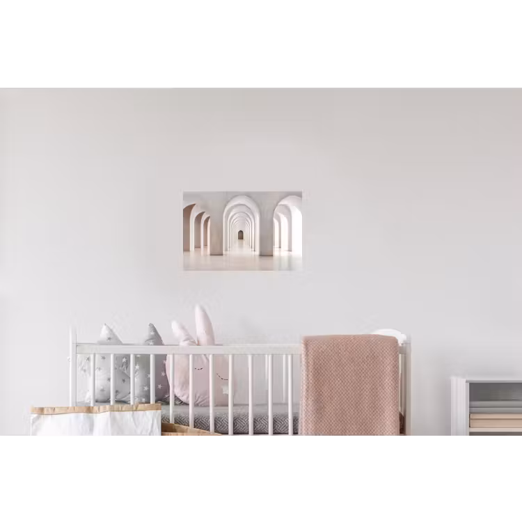 Hal - Bogen - Symmetrisch - Modern Muursticker klein -kinderkamer