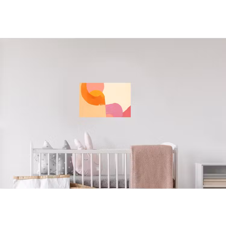 Vormen - Abstract - Kleurrijk Muursticker klein -kinderkamer