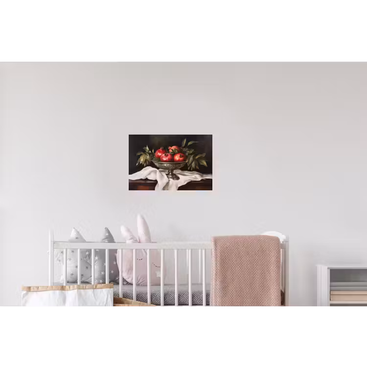 Granaatappels - Klassiek - Vintage Muursticker klein -kinderkamer