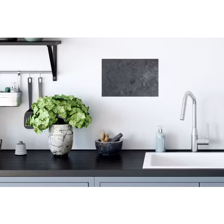 Grijs - Beton - Leisteen - Structuur - Retro Muursticker klein -keuken