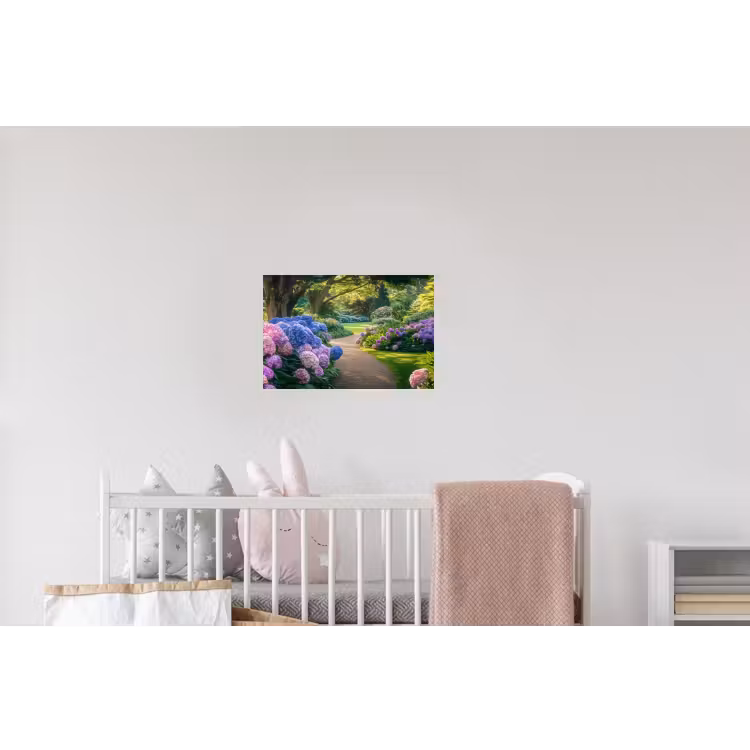 Hortensia- Park - Pad Muursticker klein -kinderkamer